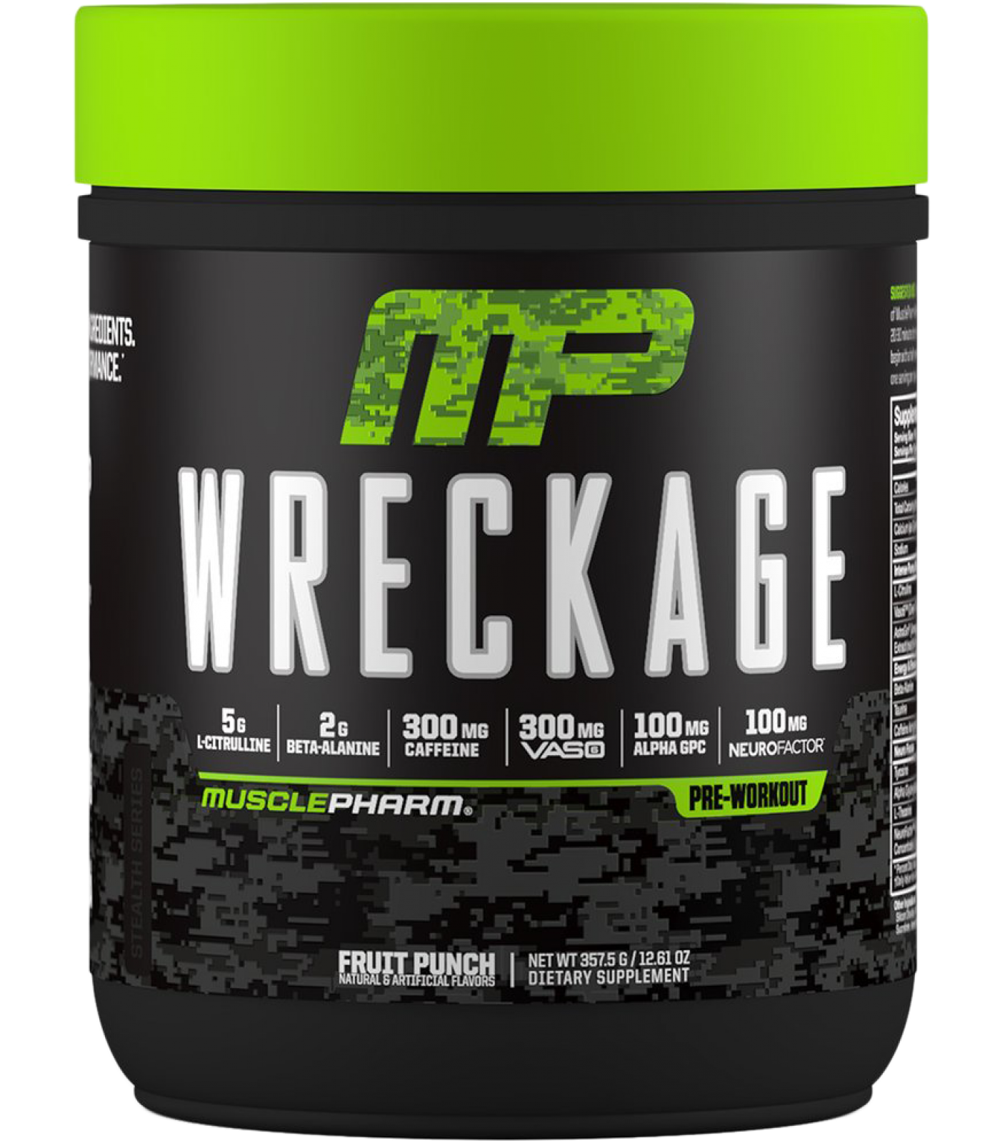 Muscle Pharm Wreckage Pre-Workout / 25 Дози​